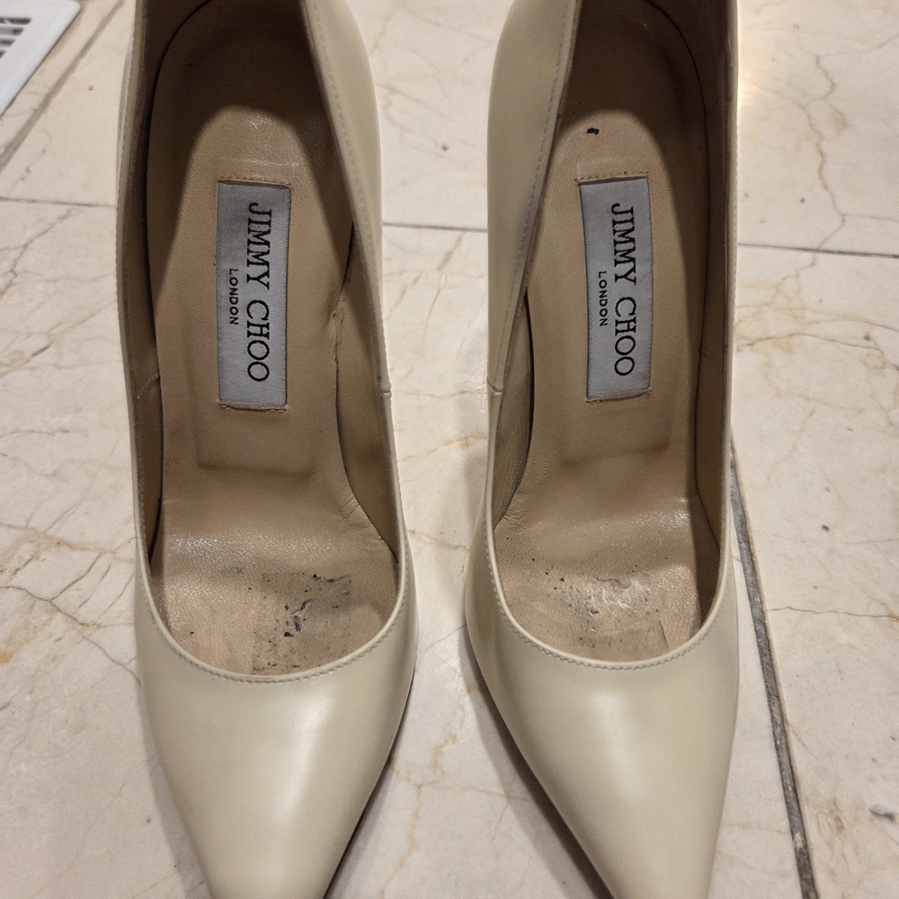 Jimmy Choo Cream Women's Heels